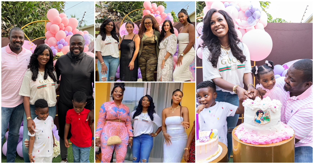 John Dumelo's daughter's birthday with Nadia, others