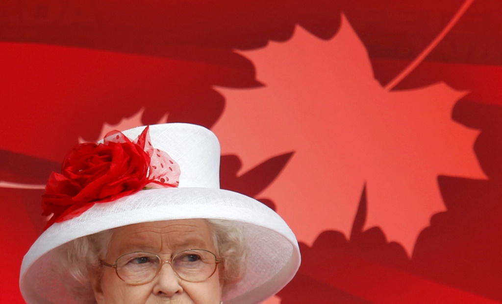 In this file photo taken in 2010, Queen Elizabeth II takes part in Canada Day celebrations in Ottawa, Ontario