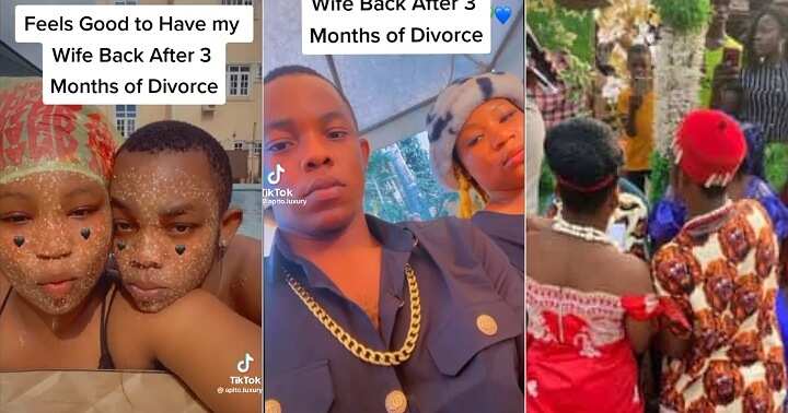 After 3 months of divorcing his 17-year-old wife, Man, 20, reconciles with her in a video