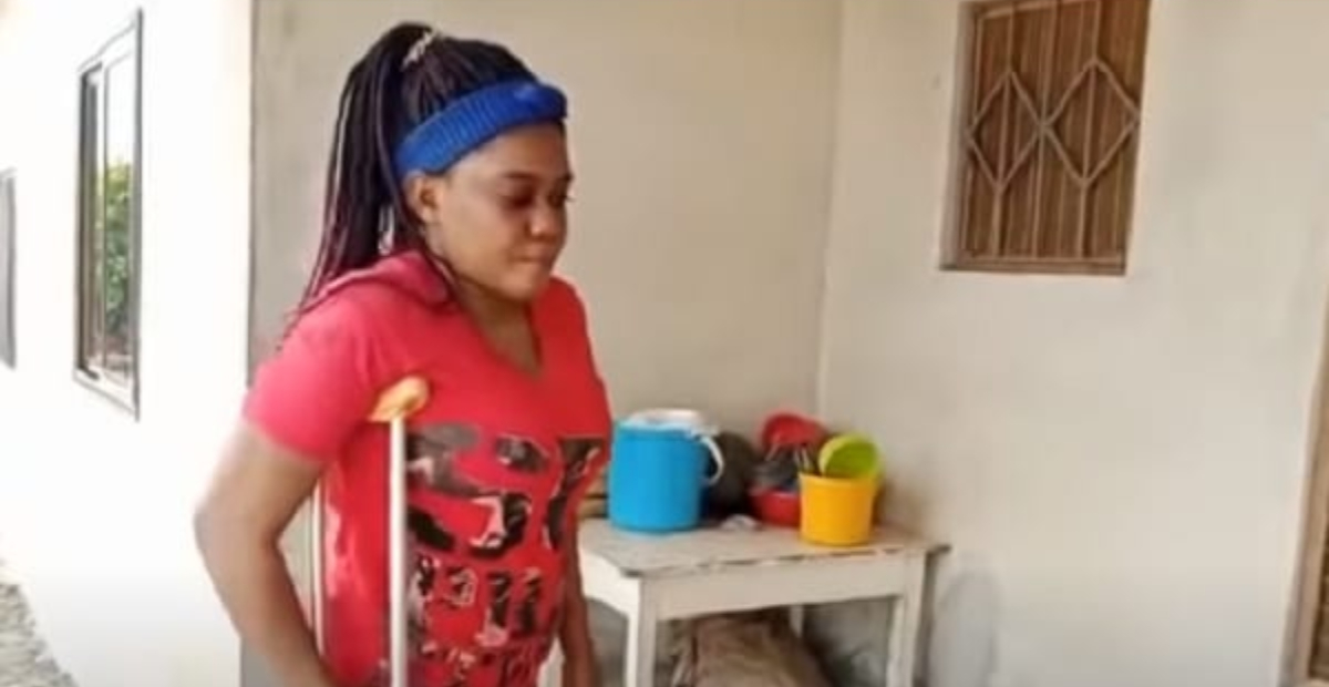 They gave my father's property to my step mum - Disabled woman cries