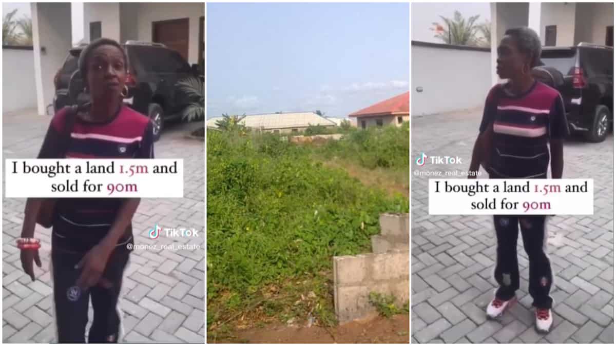 "I bought it for GHc 37,621": Woman narrates how her land is now GHc 230,000, Nigerians react to video