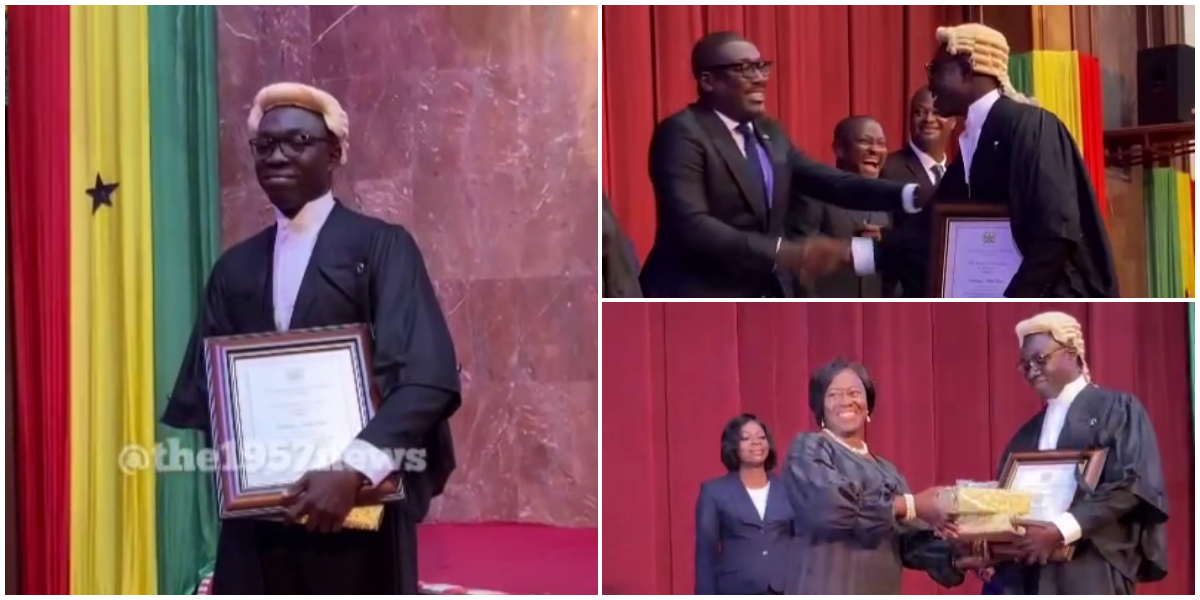 Ebenezer Addai Osei (Esq) bags GH¢550k, a laptop and other goodies for being the 2023 Overall Best Law Student