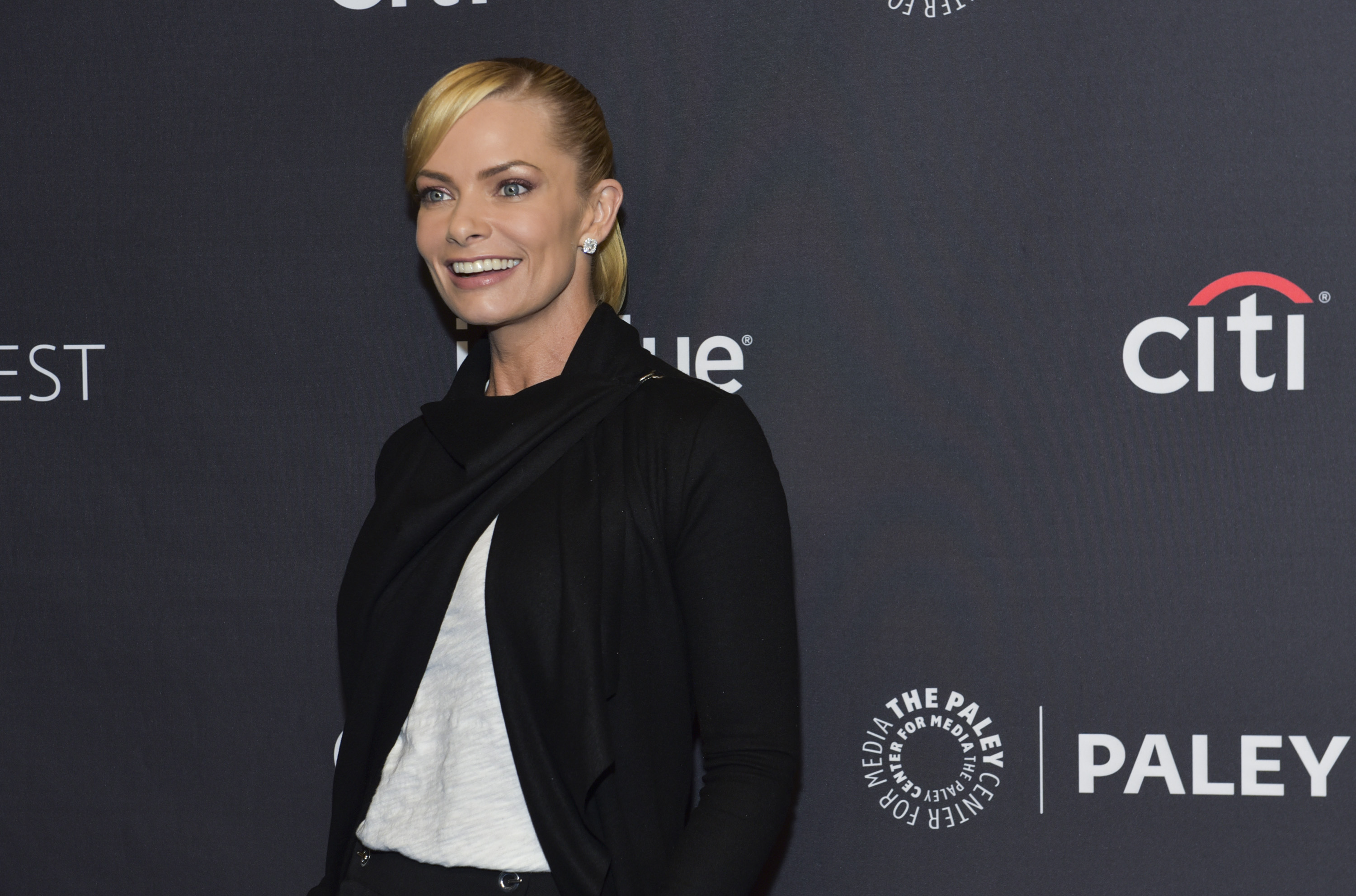 Jaime Pressly attends 2018 PaleyFest Los Angeles - CBS's "Mom" at Dolby Theatre