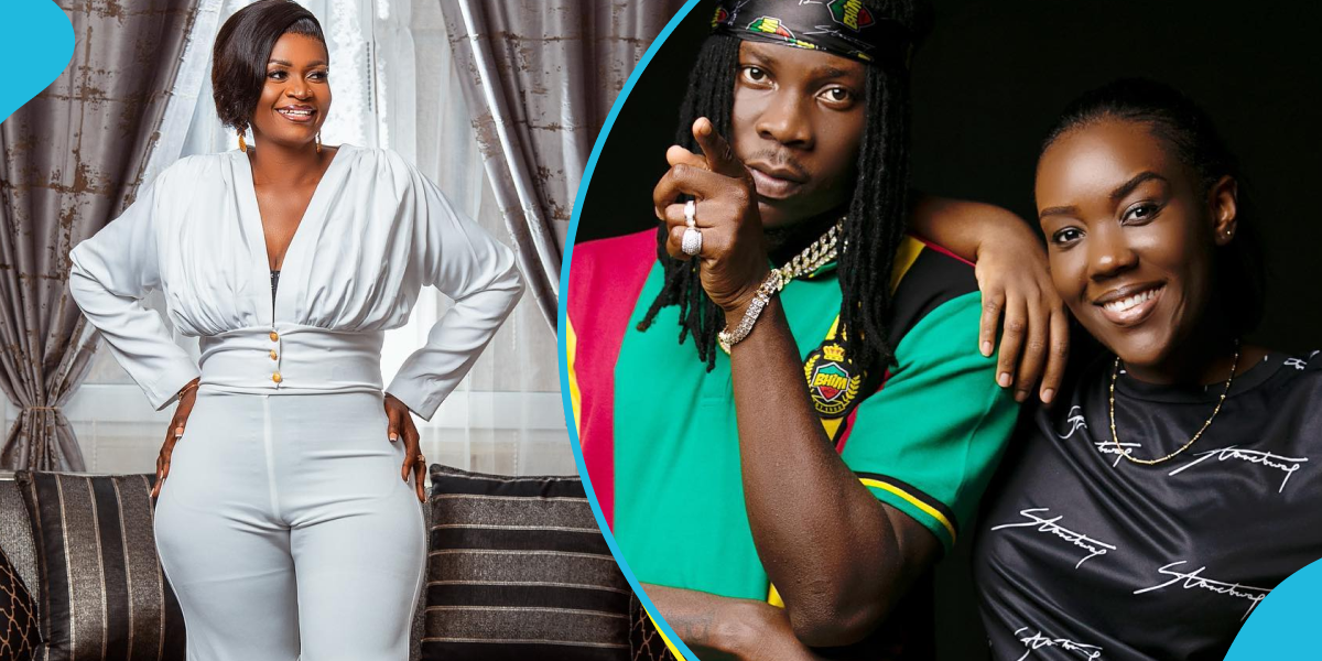 Ayisha Modi says ahe acts as a marriage counsellor for Stonebwoy and his wife