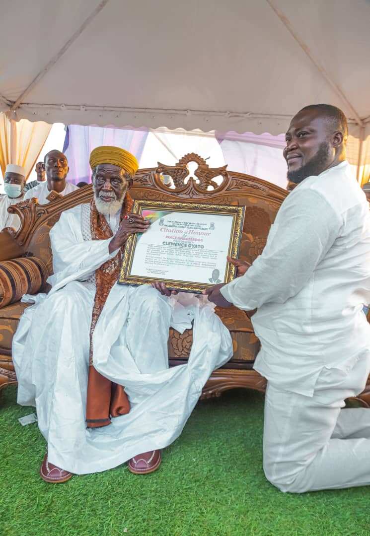 Chief Imam names Clemence Gyato as Peace Ambassador; Samini, Lil Win others attend