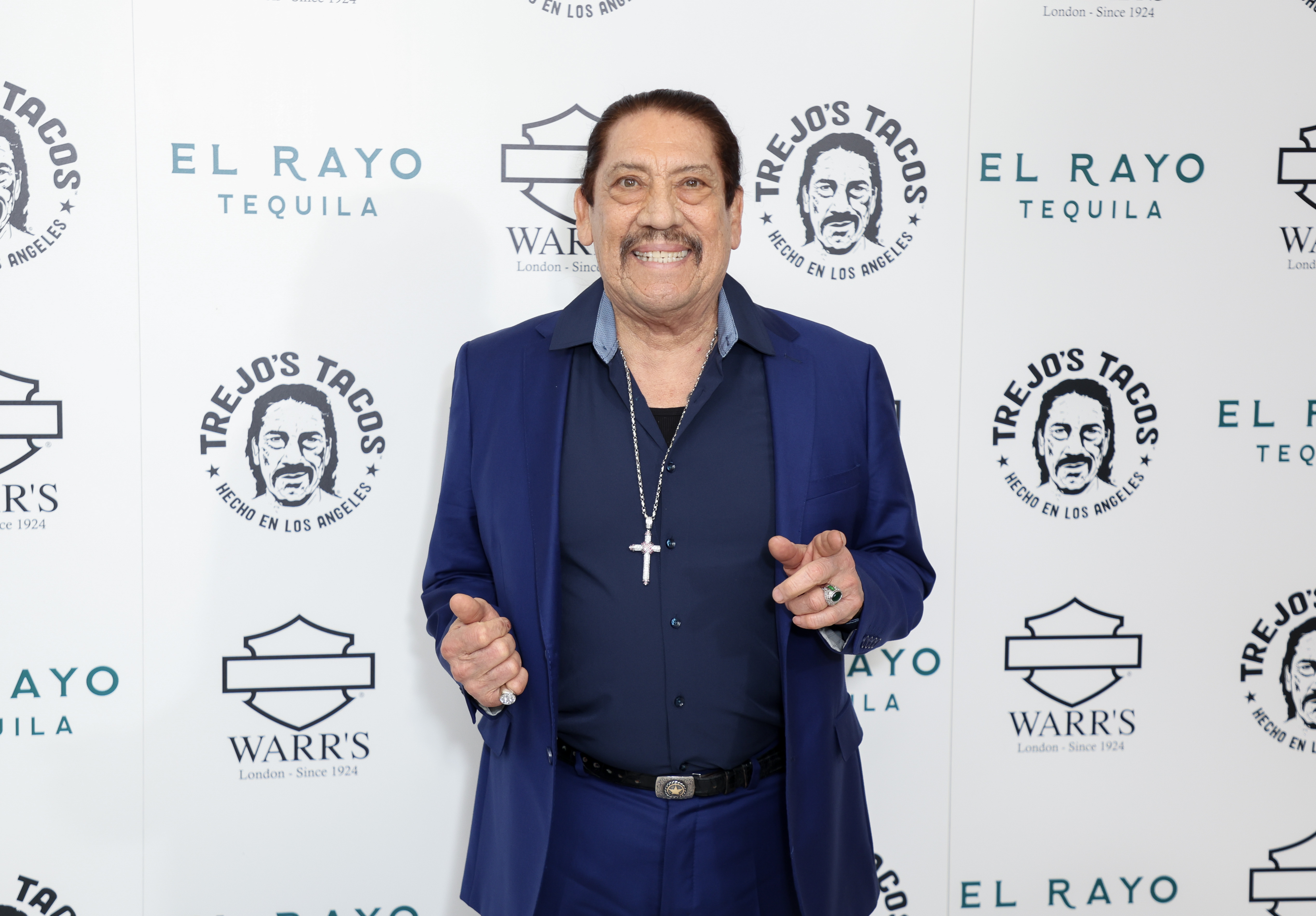 Danny Trejo attends the VIP launch of "Trejo's Tacos" in London, England