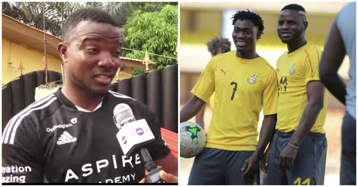 Photo of Wakaso's brother speaking about Christian Atsu