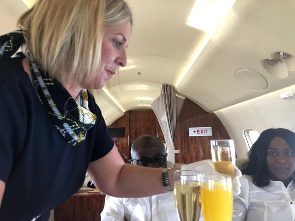 Lovely photos and video drop as SIC Life chairman flies wife and friends to Monaco for birthday bash