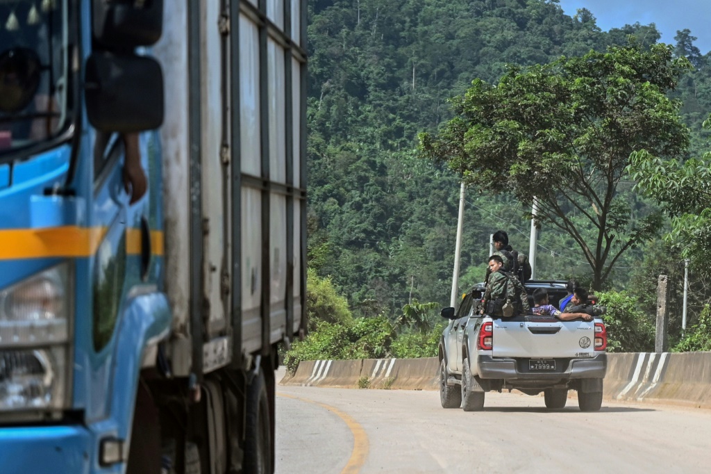 Myanmar's "AH1" highway runs through Karen state, home to a decades-old conflict between ethnic rebels and the military