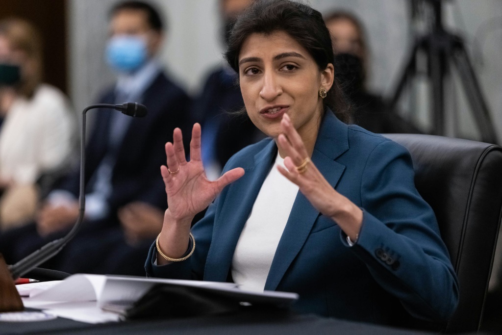 Federal Trade Commission chair Lina Khan is accused of abuse of power and bias against big tech as the last remaining Republican resigns from the FTC