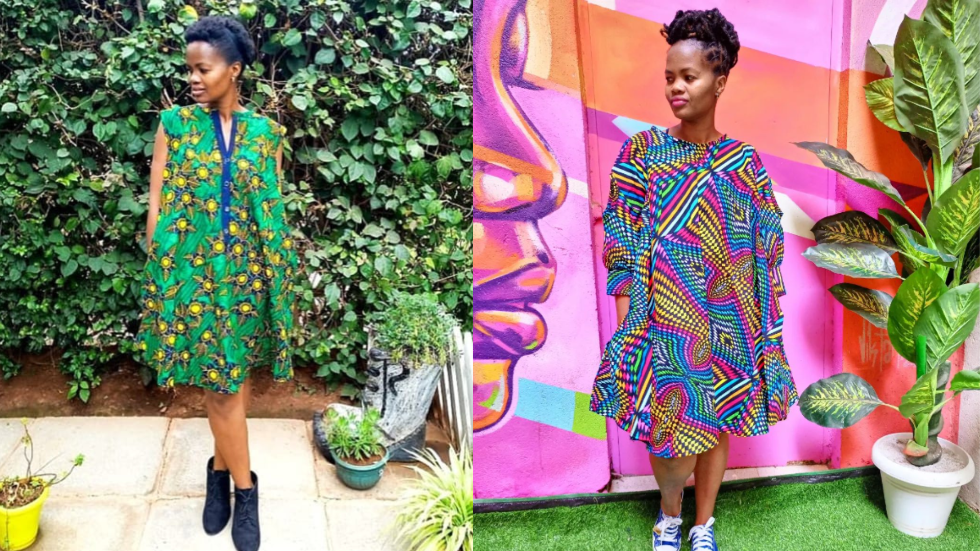 modern short african dresses