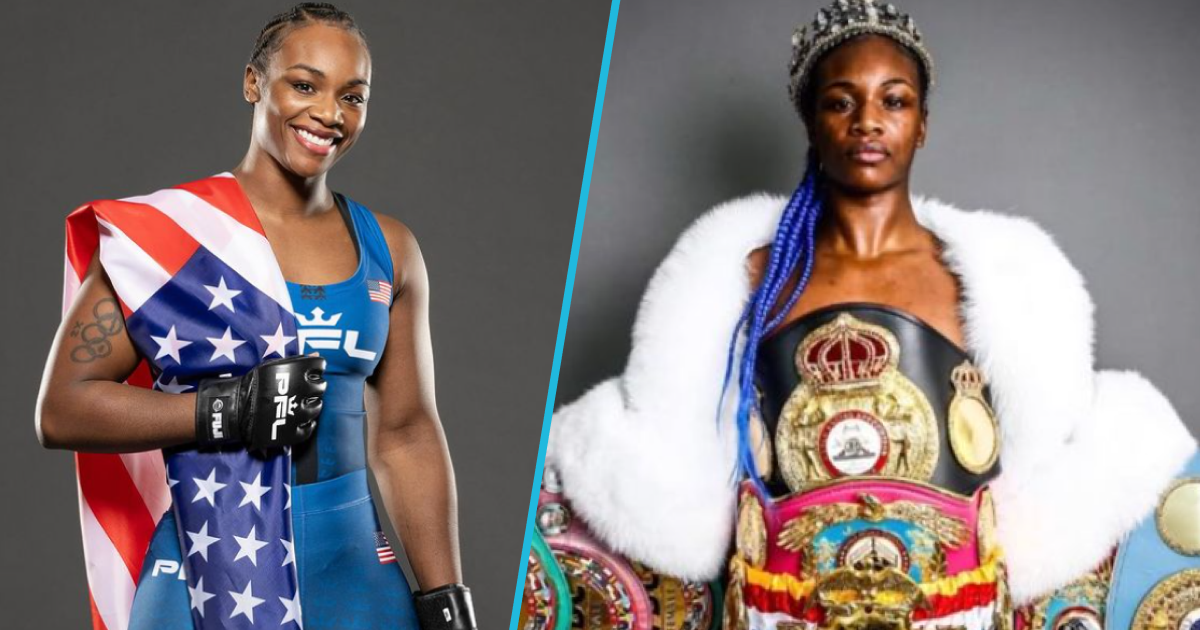 Claressa Shields: Undefeated boxing champion becomes first woman to win MMA match in Saudi Arabia