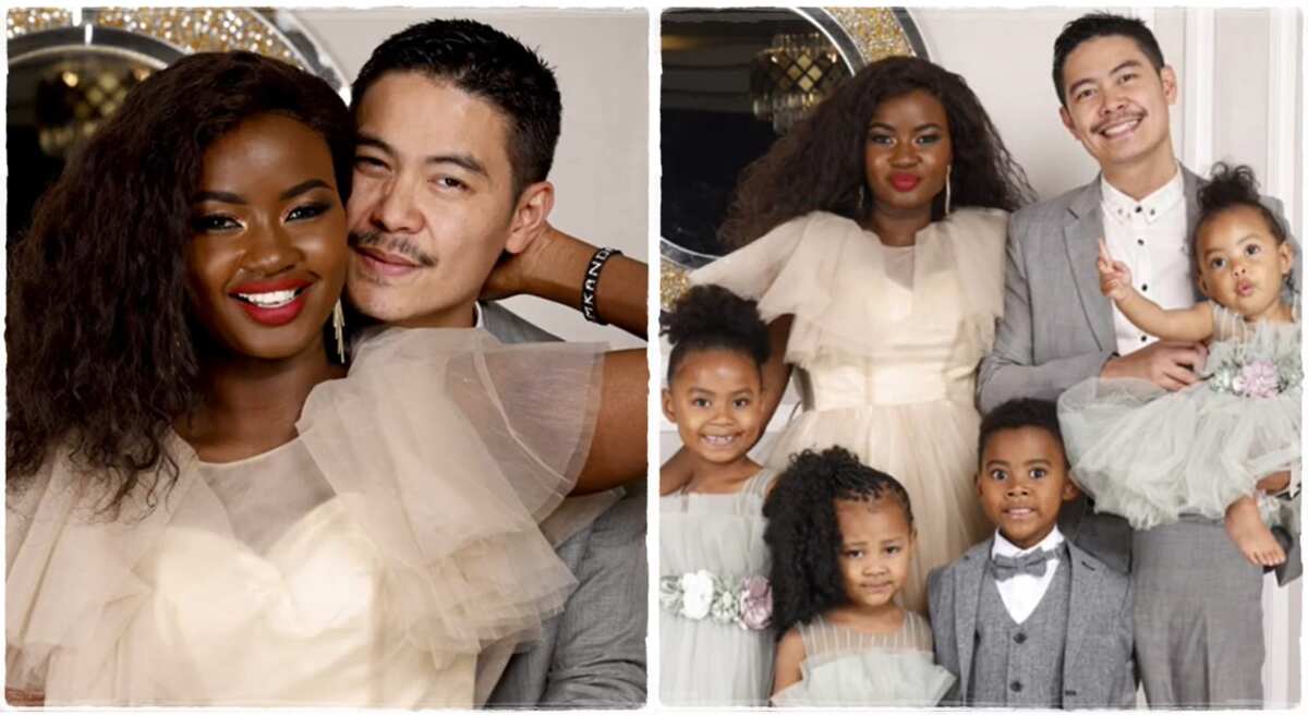 Photos of Filipino man married to a Kenyan lady chosen for him by his parents.