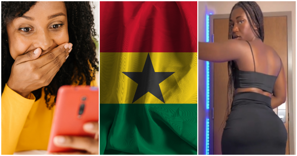 Ghanaian lady flaunts backside to mark Independence Day.