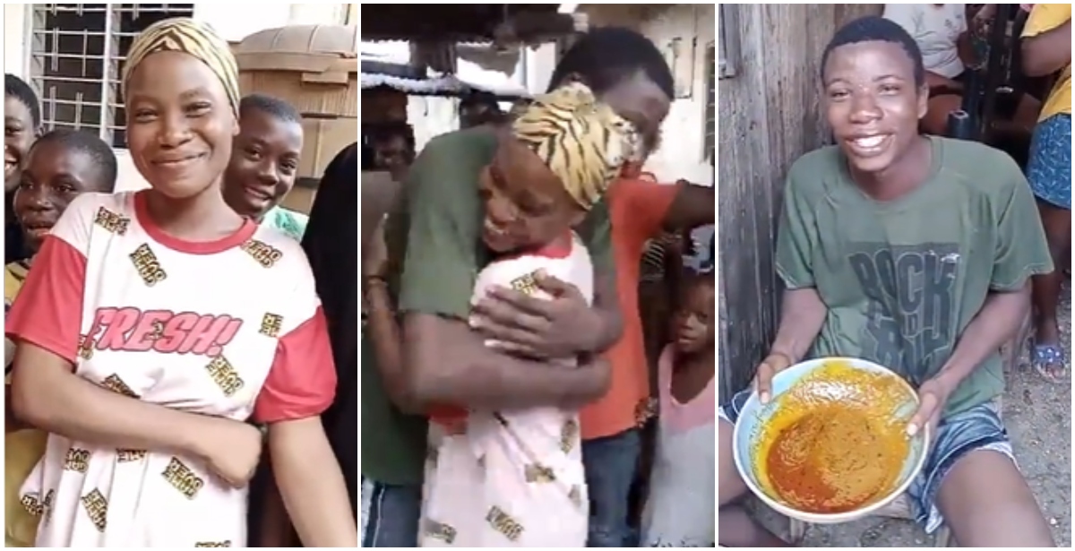 Naija boy caught stealing in Accra & served banku gets pretty girlfriend in video