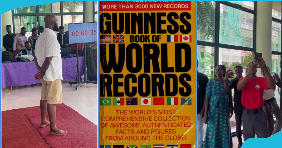 Ghanaian man attempts Guinness World Record