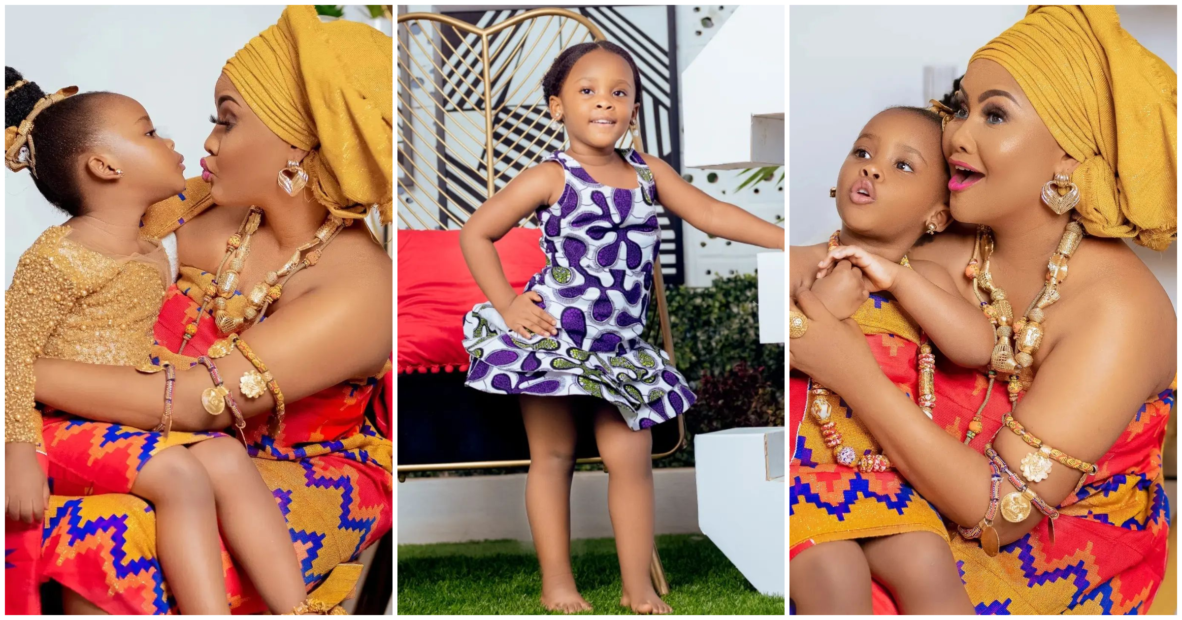 How do you get her to pose beautifully like this? - Latest birthday photos of McBrown's daughter posing like an adult awes fans