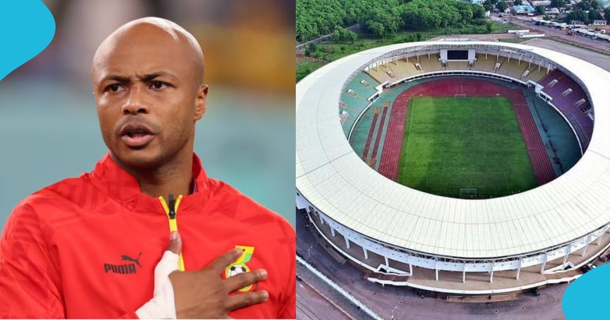 Black Stars captain Andre Ayew calls on gov't to renovate Aliu Mahama Sports Stadium