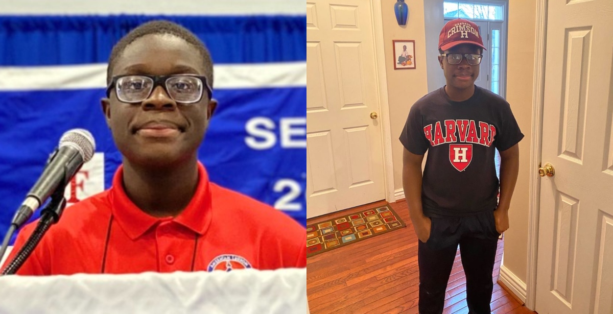 Sydney Wiredu the Ghanaian-US boy admitted into Harvard & 6 other schools