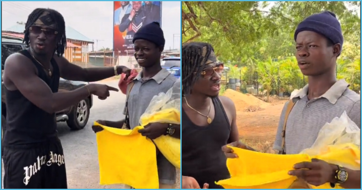 Safo Newman's lookalike spotted selling dusters in traffic, pleads for help in emotional video