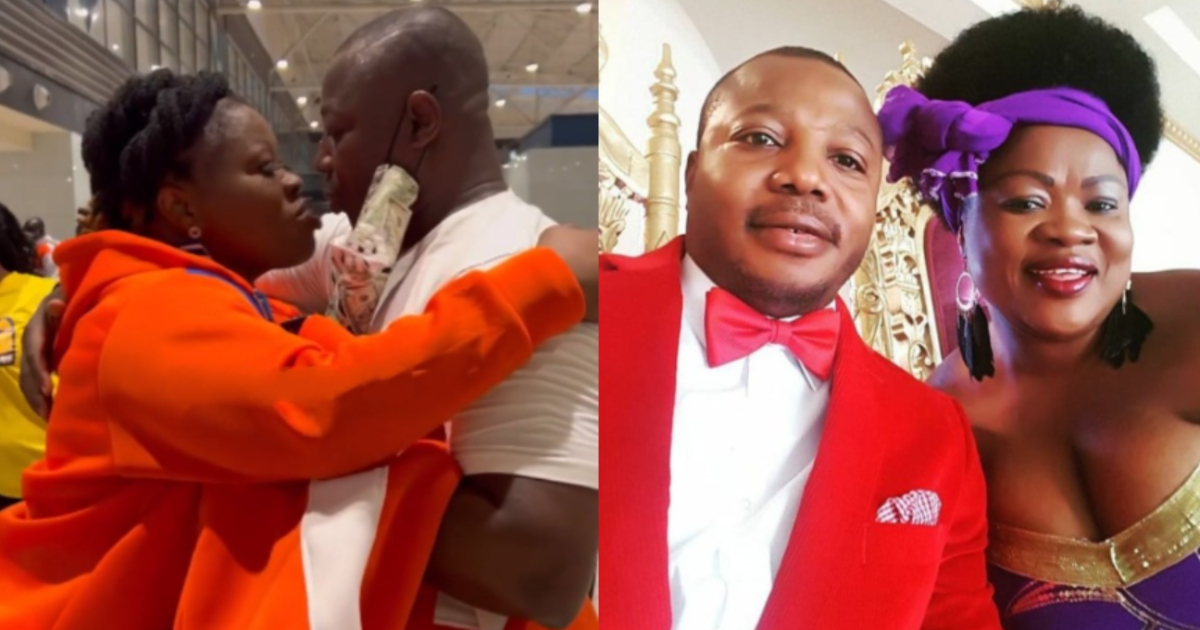 Mercy Asiedu shares sweet kiss with hubby in video as she jets off 13 staff of her company to Dubai