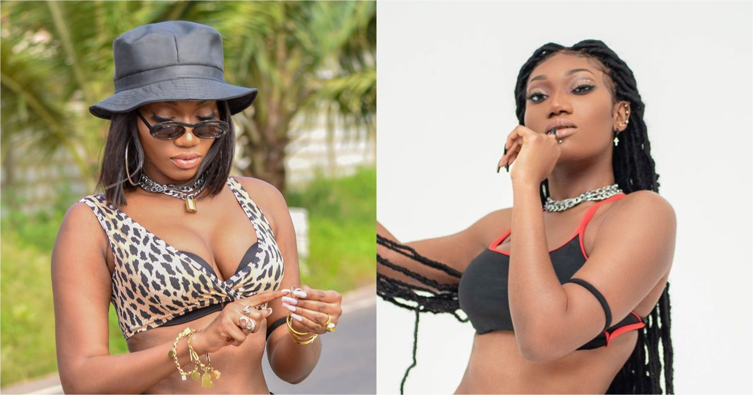 Wendy Shay shows off belly button piercing in new photos