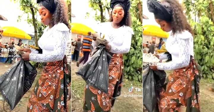 Lady dances at dad's funeral after receiving cash gift