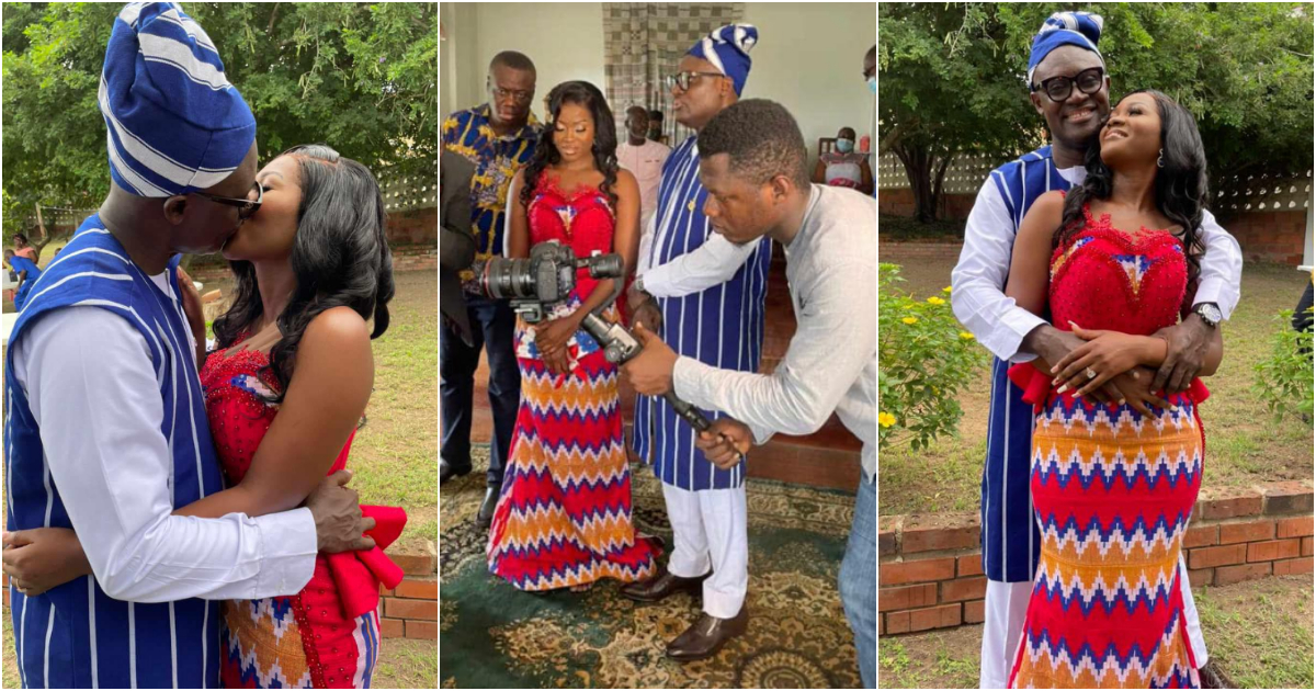Bright Nana Amfoh marries in traditional wedding