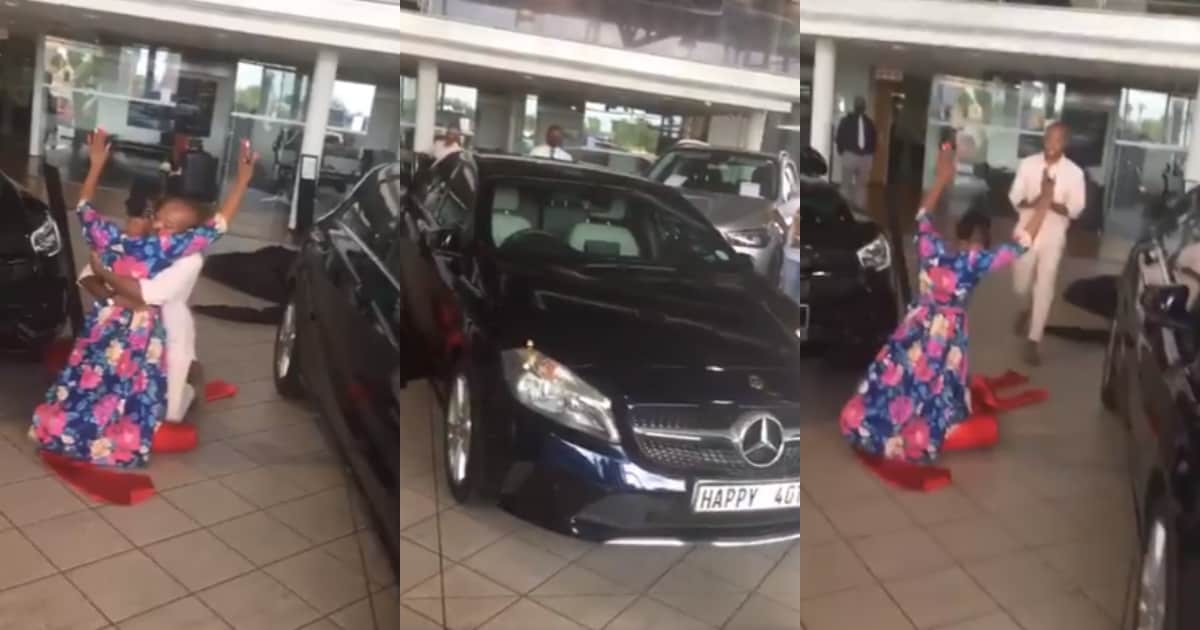 A local man bought his mom a car