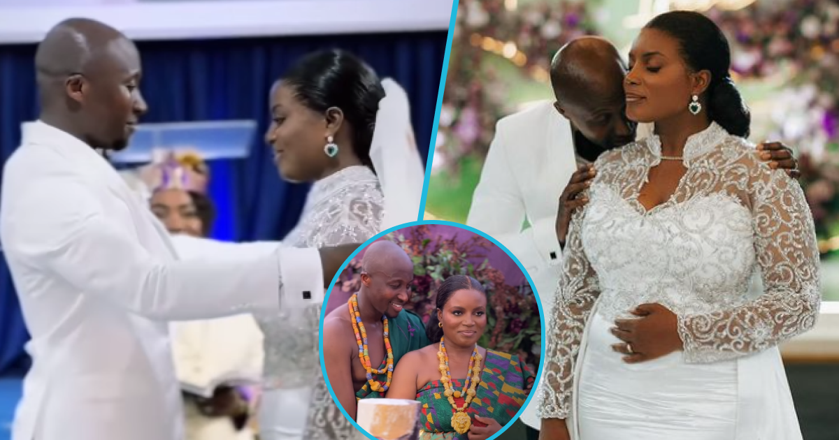 Irene Logan: Singer and her lover marry in plush white wedding, first video emerges