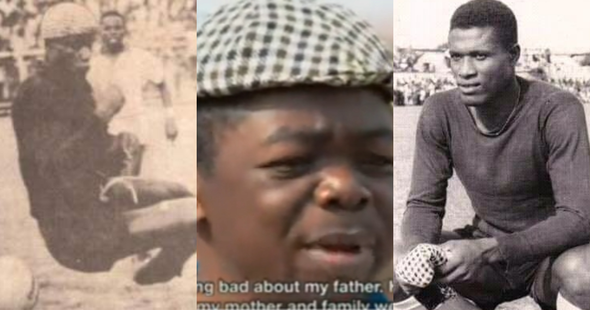Legendary goalkeeper Robert Mensah's son speaks on his dad's iconic cap, says he won't trade it even for ability to walk