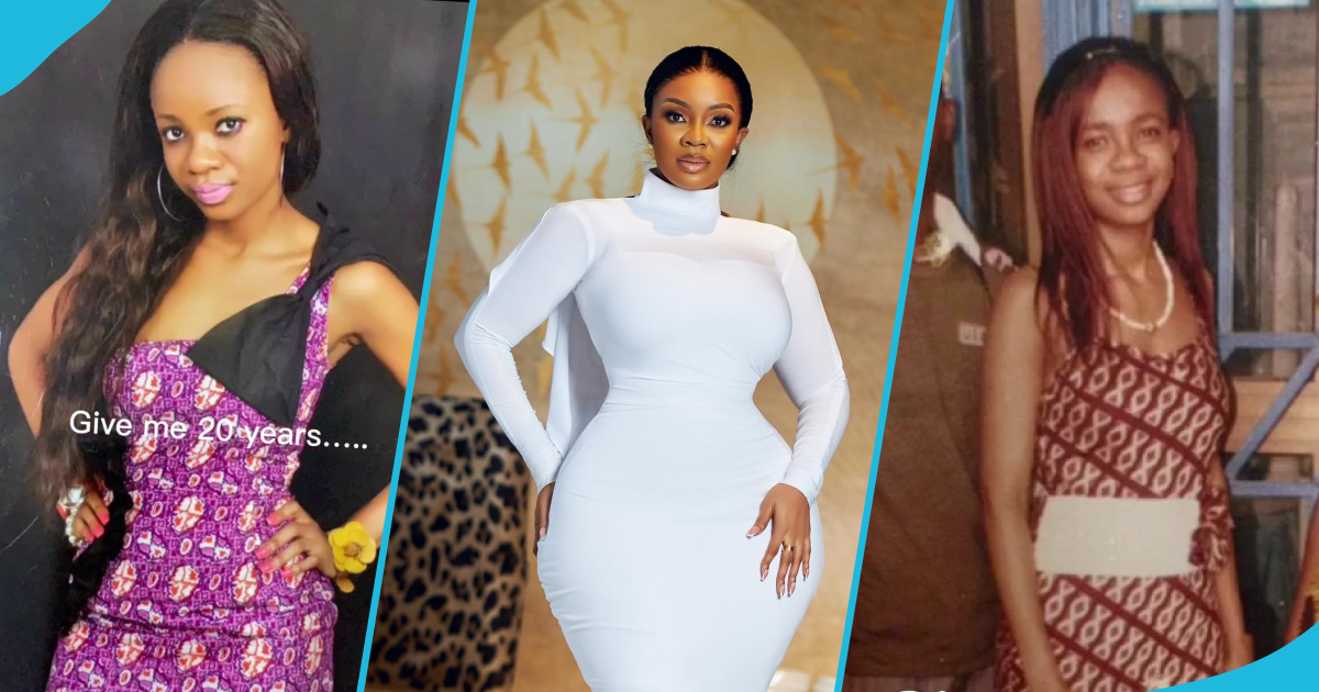 Serwaa Amihere @34: Ghanaian broadcaster flaunts fine curves in a white gown, many drool over her beauty