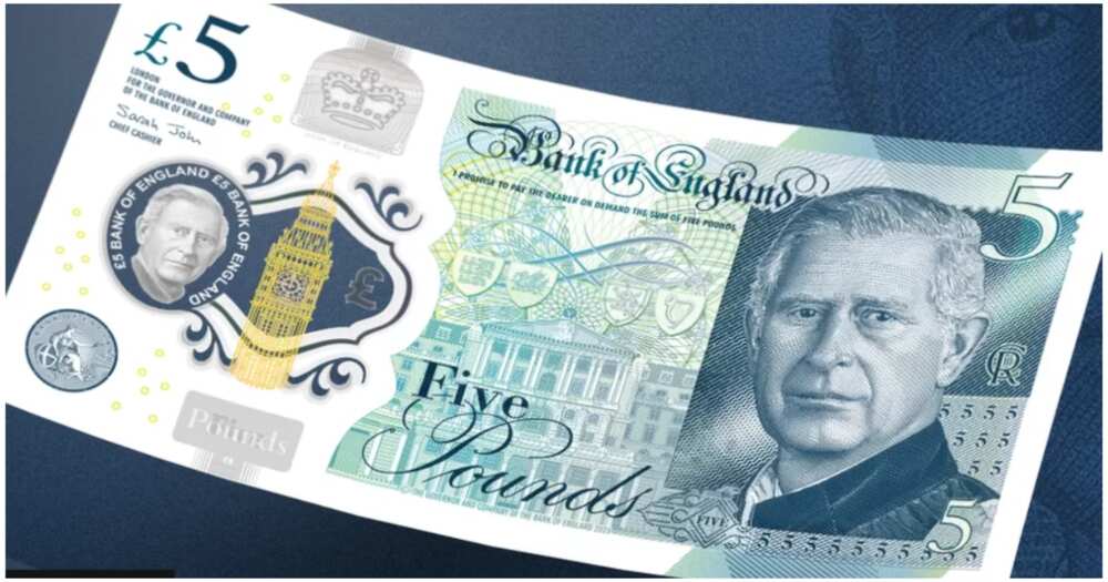The new notes featuring the portrait of King Charles III will go into circulation in 2023.