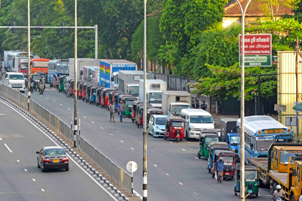 Sri Lanka grinds to a halt as fuel reserves shrink