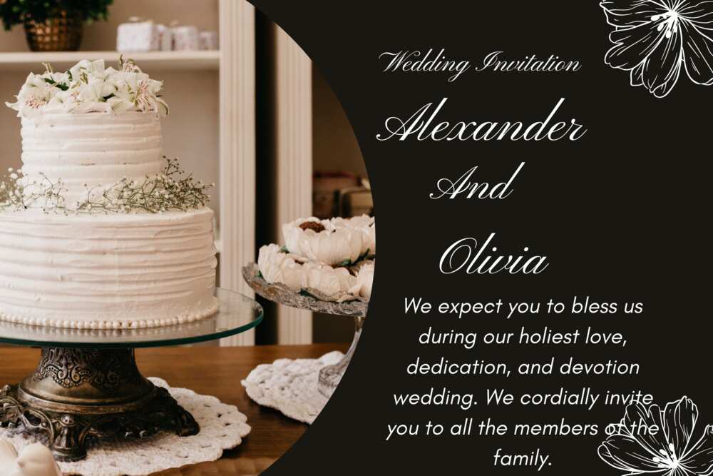 invitation messages for wedding