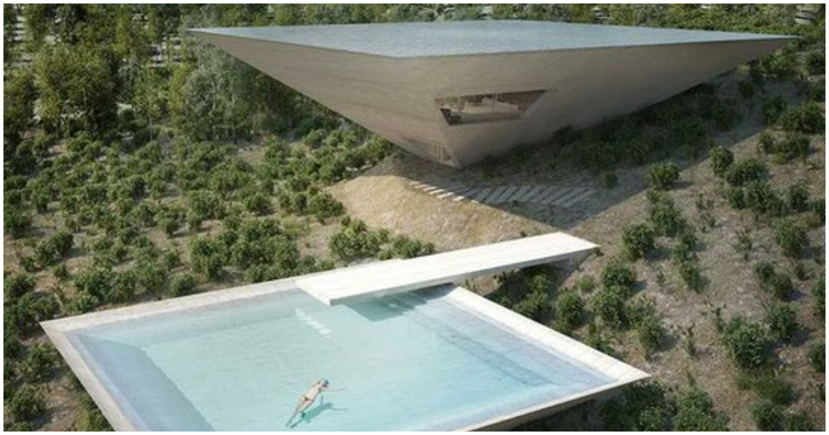 Inverted Pyramid House, Spain