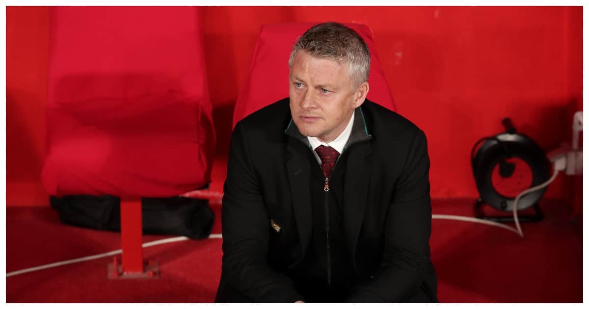Man United boss Ole Gunnar Solskjaer during a past match. Photo: Getty Images.