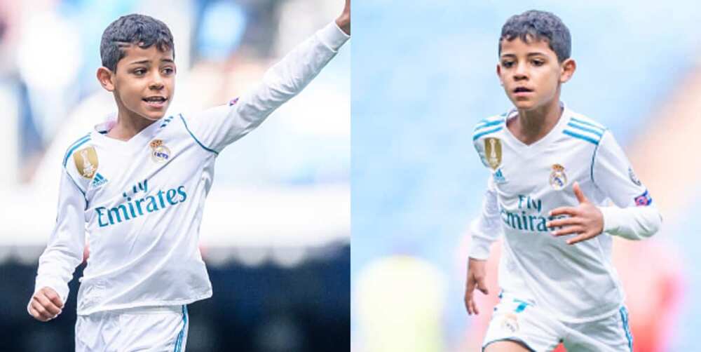 Ronaldo's son set to follow his father's footsteps as he joins Man United academy