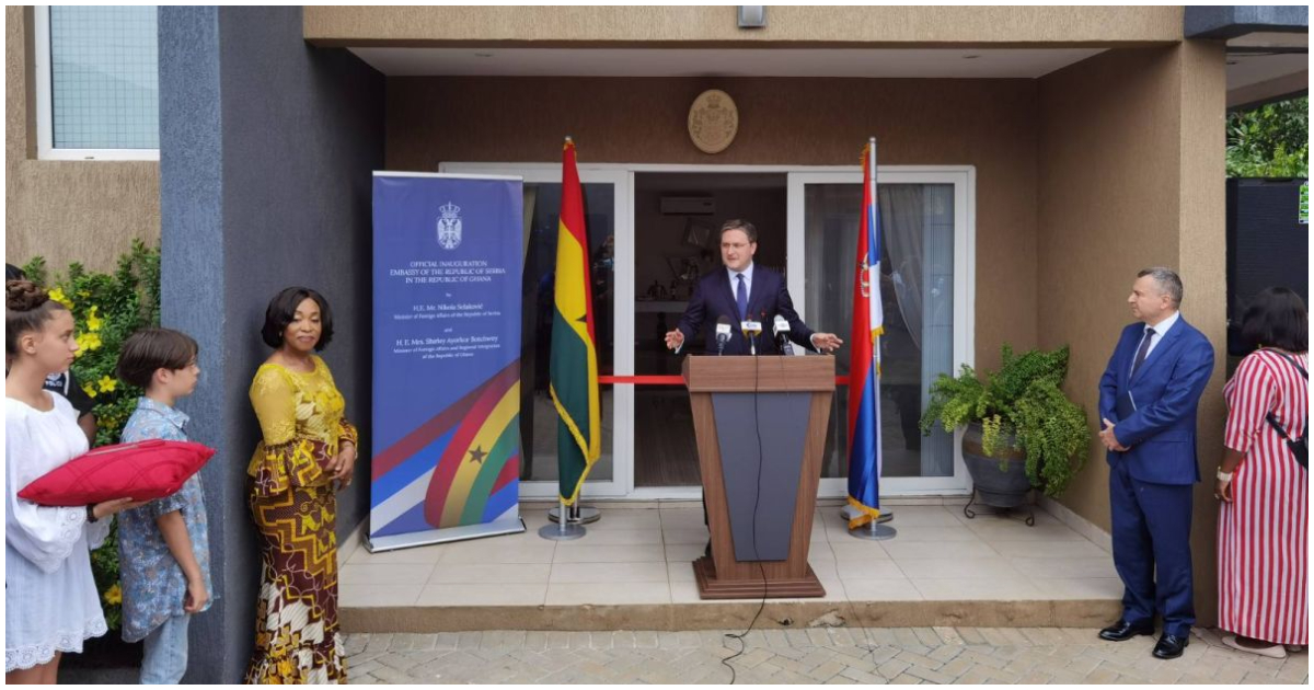 The inauguration of the Serbia Embassy in Accra