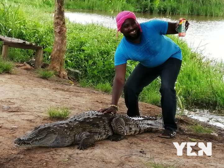 People & Places: A look into Volta region's Ave Dakpa Crocodile pond with friendly crocodiles (photos)