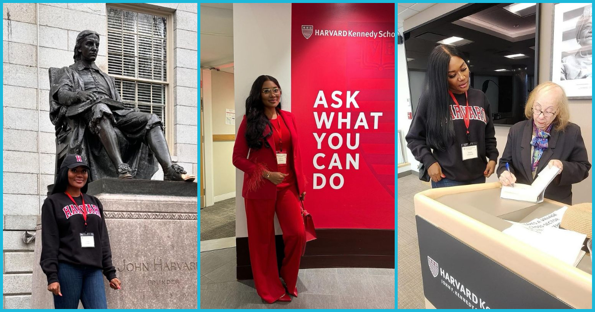 Sandra Ankobiah goes to Harvard Kennedy Business School in US, shares photos