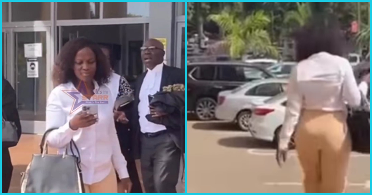 Video of Deborah Adablah leaving court on foot after losing sidechick case stirs reactions