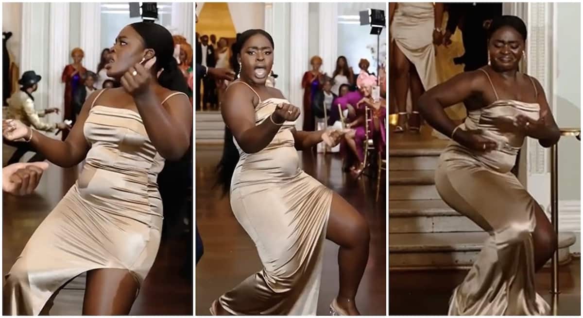 Curvy lady takes over wedding dance, 'sets reception on fire' with beautiful moves, video causes stir