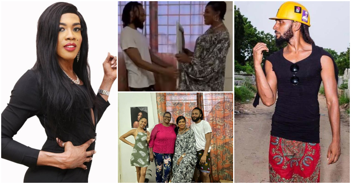 Angel Maxine: Ghanaian transgender storms Wanlov's house with Val's day gift