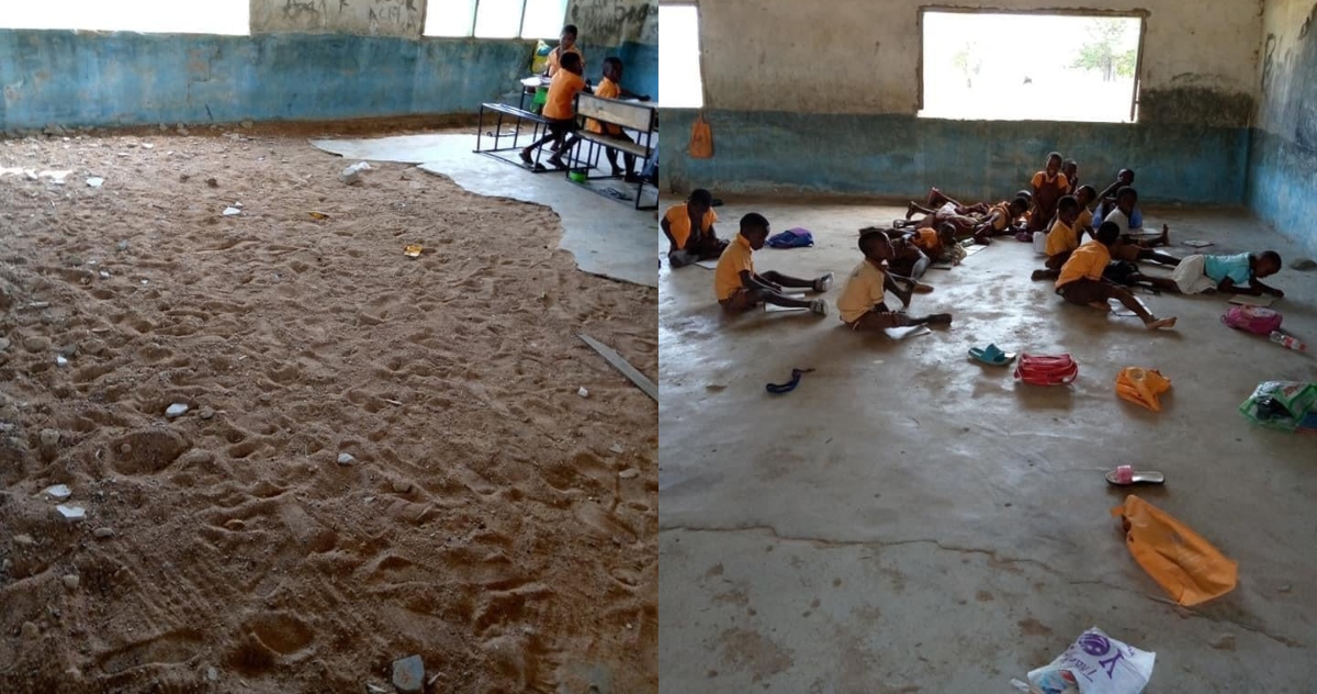 Photos of School in Upper East with no Floor & Furniture Breaks Hearts Online