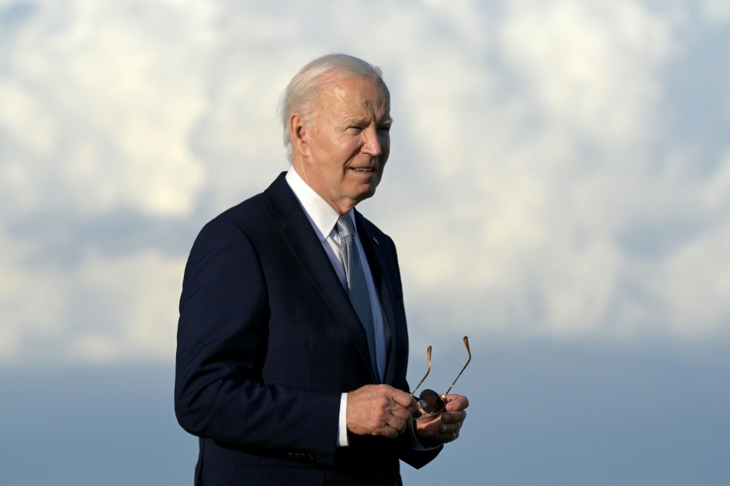 US President Joe Biden, pictured on June 13, 2024, has faced increased scrutiny over his age