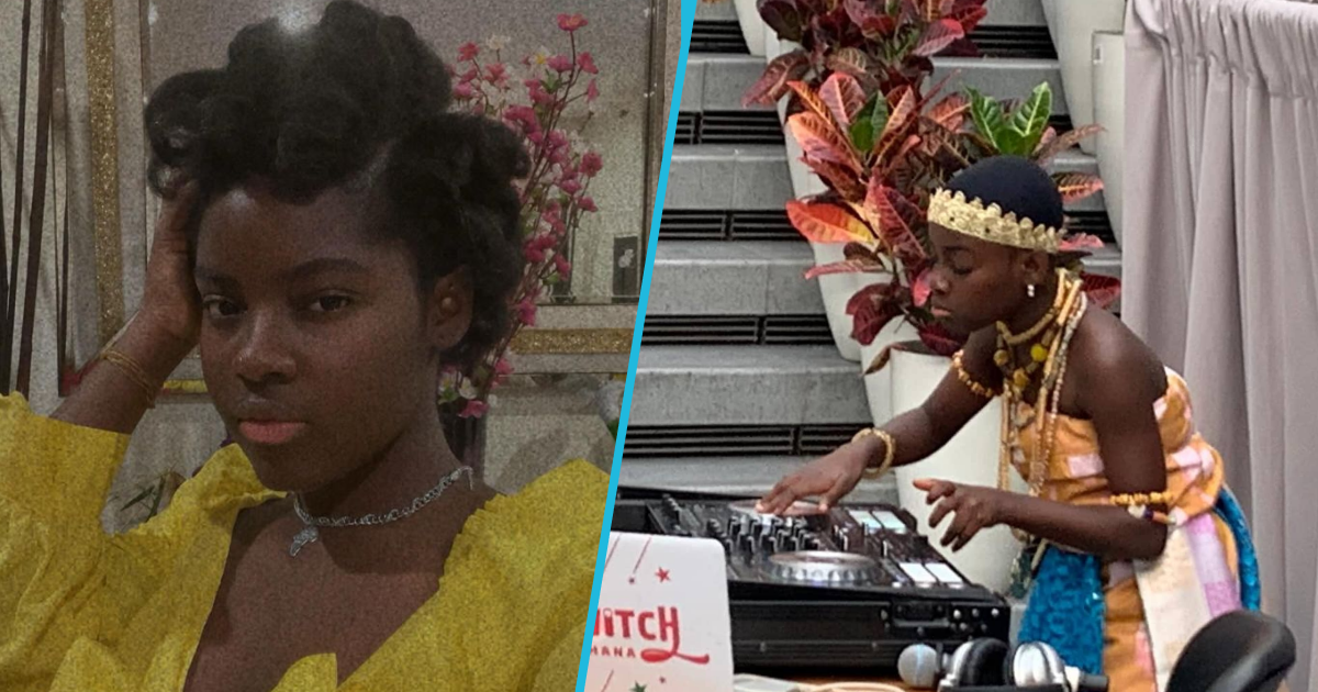 DJ Switch slays in a yellow dress and pink suit in her 16th birthday photos, many awed by her growth