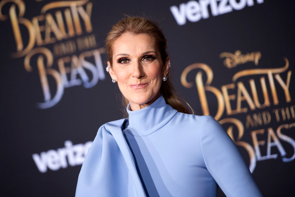 Singer Celine Dion at Disney's Beauty and the Beast world