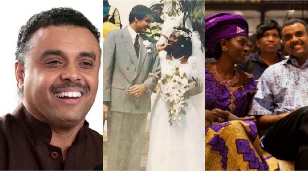 Throwback wedding photo of Dag Heward-Mills and wife Adelaide from over 20 years pops up
