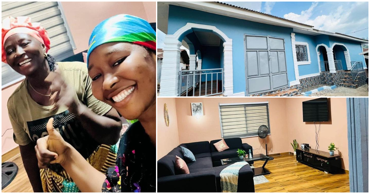 Lady builds a furnished house for her mother
